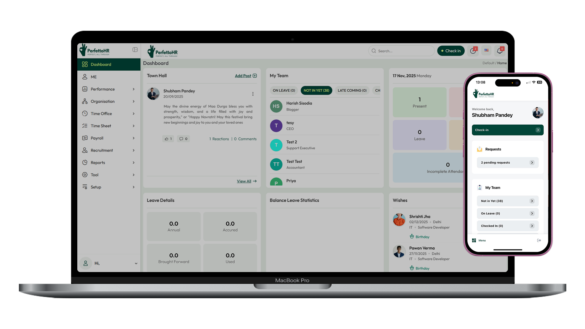 PerfettoHR Demo Video